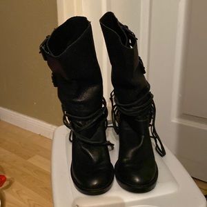 Vince Camuto black boots